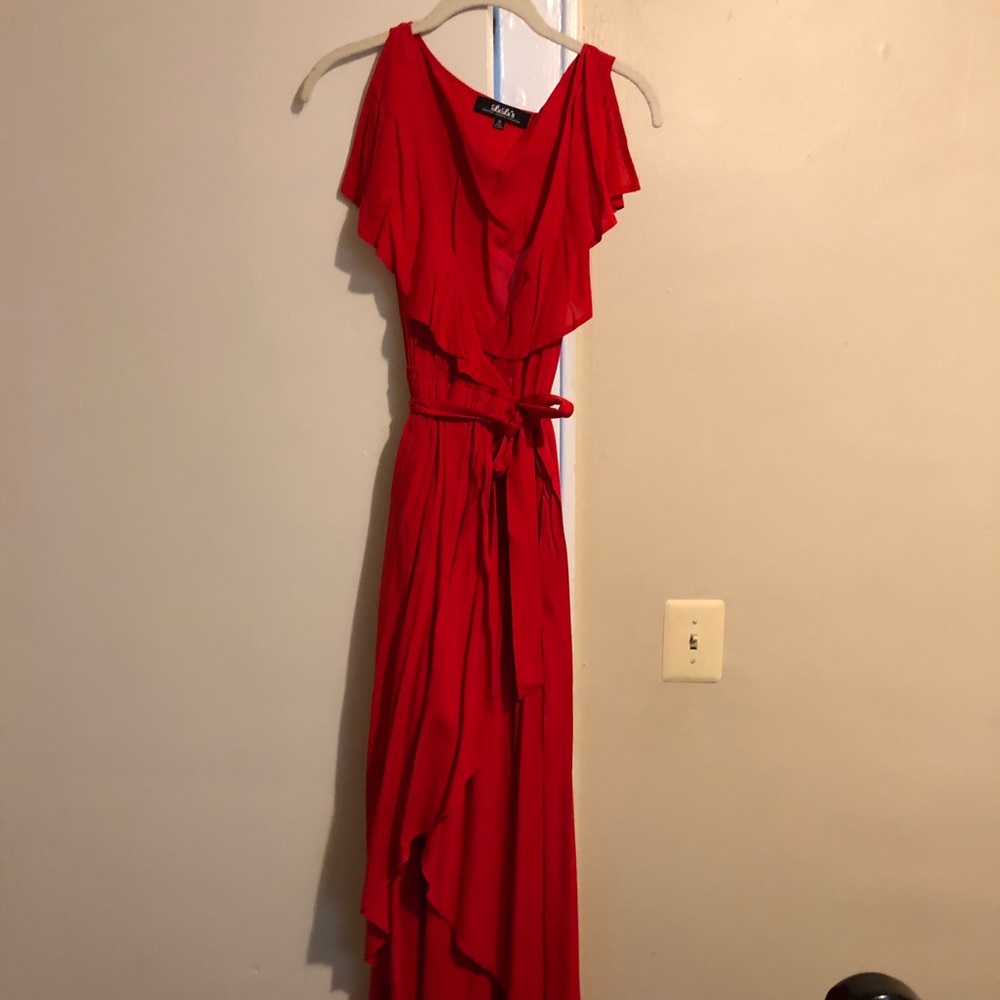 LuLu’s High Low red dress